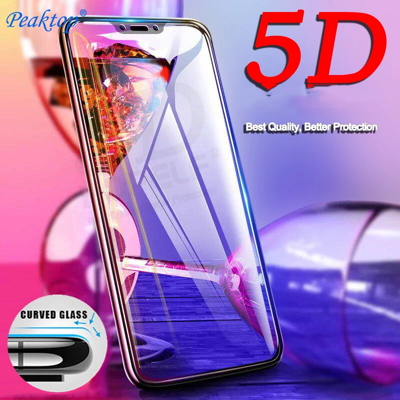 Защитное стекло 5D для Huawei Honor 8X 8A 8C Nova 3 3i P10 Mate 10 P20 Lite Pro Magic 2 | Мобильные телефоны и
