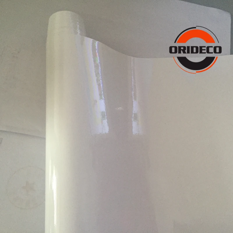 WHITE GLOSSY VINYL STICKER 2