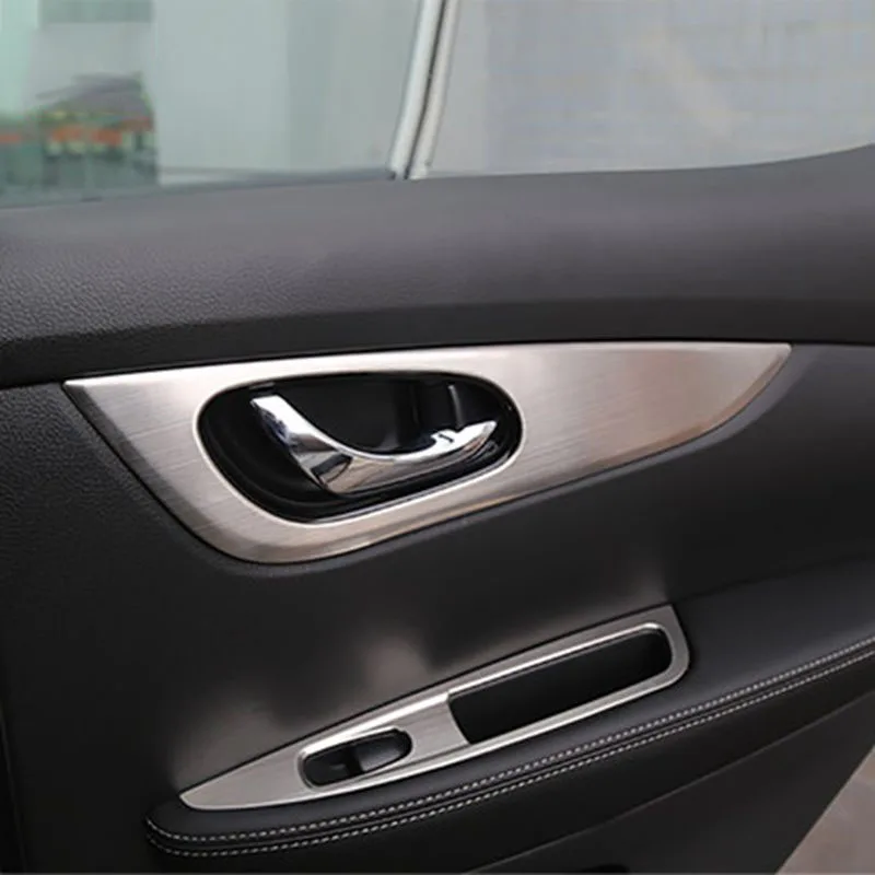 For Nissan Qashqai 2014 2015 2016 ABS Matte Interior Side Door Handle