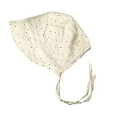 Chapéu infantil de algodão, chapéu vintage ajustável para bebês de 0-2 anos