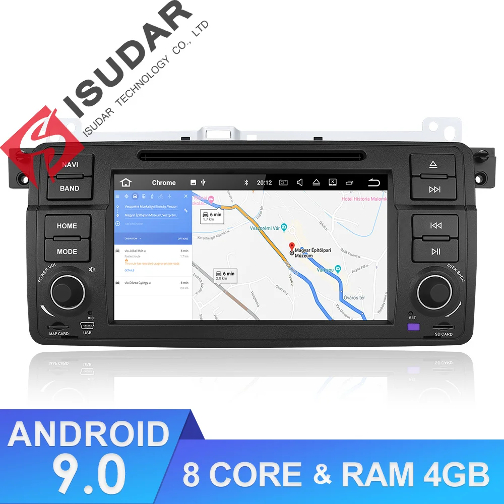 Isudar سيارة مشغل وسائط متعددة الروبوت 9 GPS Autoradio 1 الدين نظام ستيريو ل BMW/E46/M3/روفر/ 3 سلسلة RAM 4G WIFI راديو FM Isudar سيارة مشغل وسائط متعددة الروبوت 9 GPS Autoradio 1 الدين نظام ستيريو ل BMW/E46/M3/روفر/ 3 سلسلة RAM 4G WIFI راديو FM