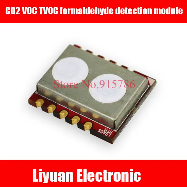 5in1 Temperature and humidity VOC TVOC CO2 formaldehyde detection sensor