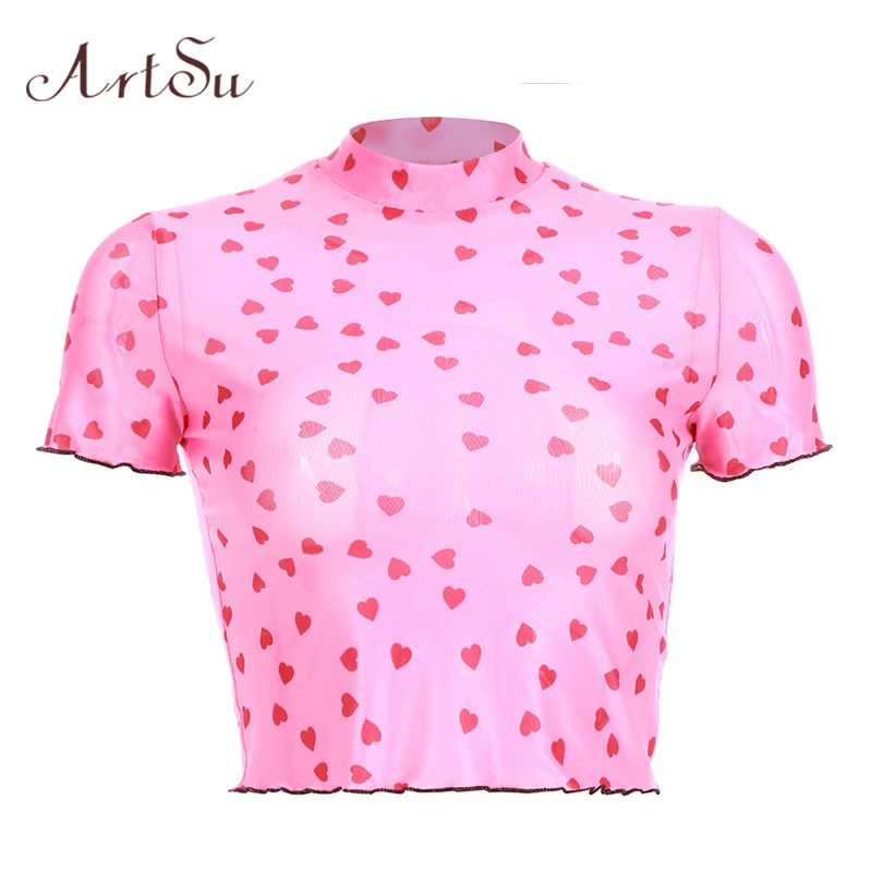 pink transparent top