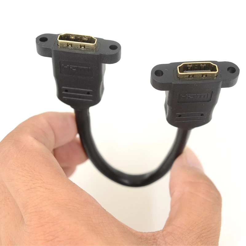 HDMI Женский к Кабель адаптер удлинитель 1080P 3D женскому удлинителю с винтовым