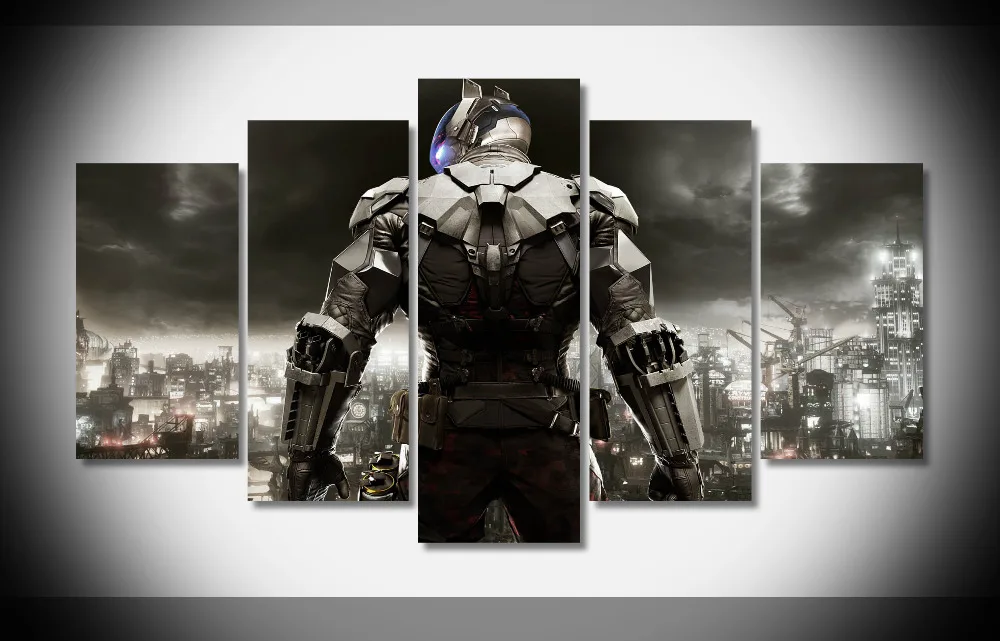 

7049 Batman Arkham Knight Game Suit Back Armor Art WallpapersByte poster Framed Gallery wrap art print home wall decor wall