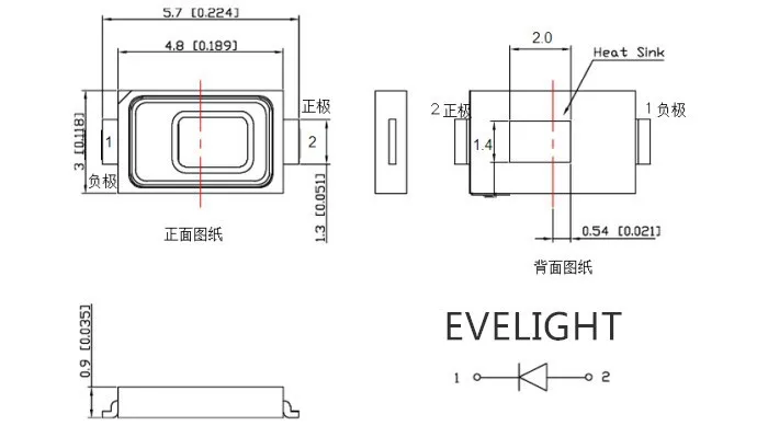 500 шт. 5630/5730 SMD/SMT Желтый SMD 5730 светодиодный поверхностный монтаж желтый 2,0~ 2,6 В 580-590nm ультра Birght светодиодный Диод чип 5730 желтый