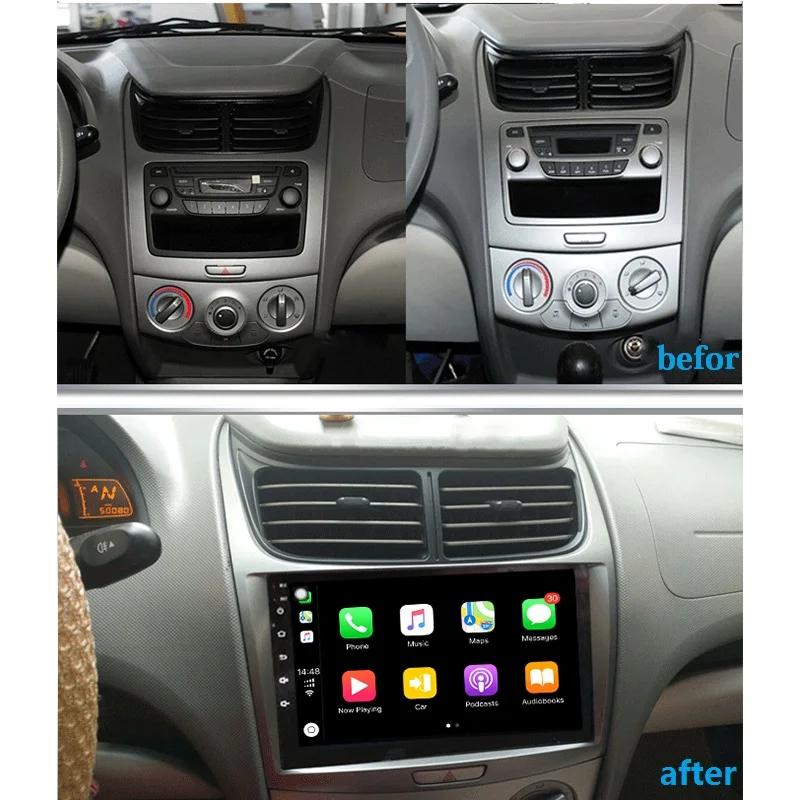 Perfect Car audio Android 9.0 8-core 4/64G for 2010-2013 Chevrolet Sail with radio BT GPS navigation support WIFI DSP and Carplay 5