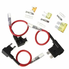 1PC ACS J Add A Circuit Mini/Small/Big Piggy Back Pluggable Standard Blade Tap Holder Car Fuse Box Electric Appliance with Fuse