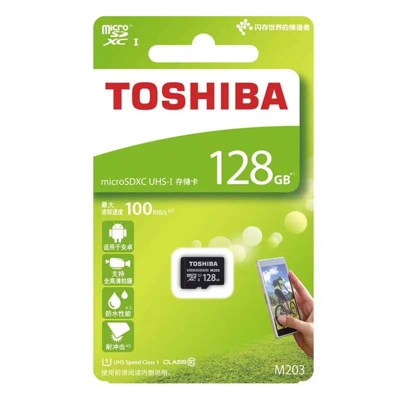 TOSHIBA Micro SD Card Memory Card 16GB 32GB 64GB 128GB Class10 Flash TF Card Microsd cartao de memoria for Smartphone Table M203