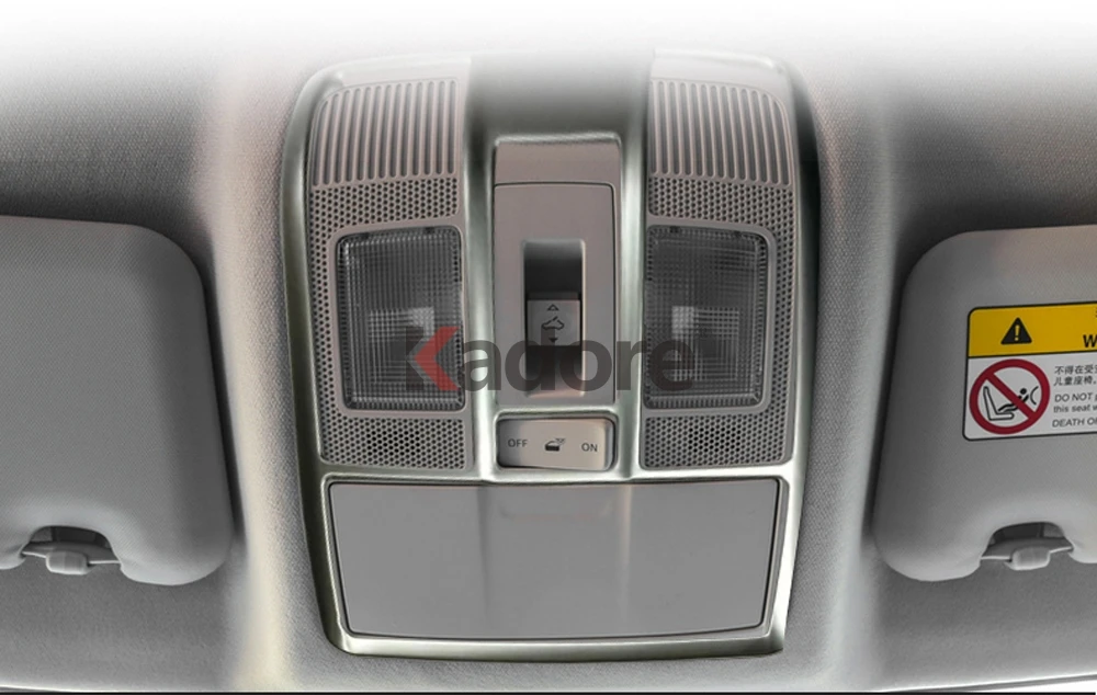 Для Mazda CX3 CX-3 ABS Матовый спереди чтения осветительная лампа обрезки покрытие для интерьера