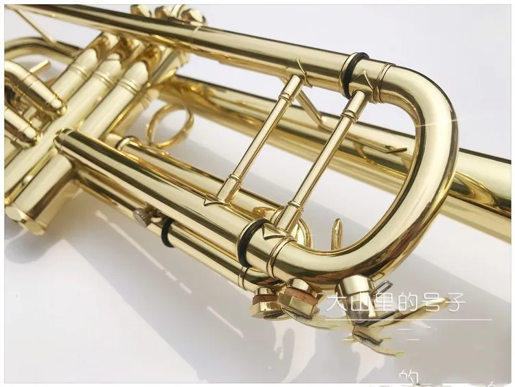 Труба Баха LT197GS-77 Bb серебряный золотой ключ тромпита Профессиональный музыкальный латунный покрытые серебром, изысканные B плоский чехол для трубы