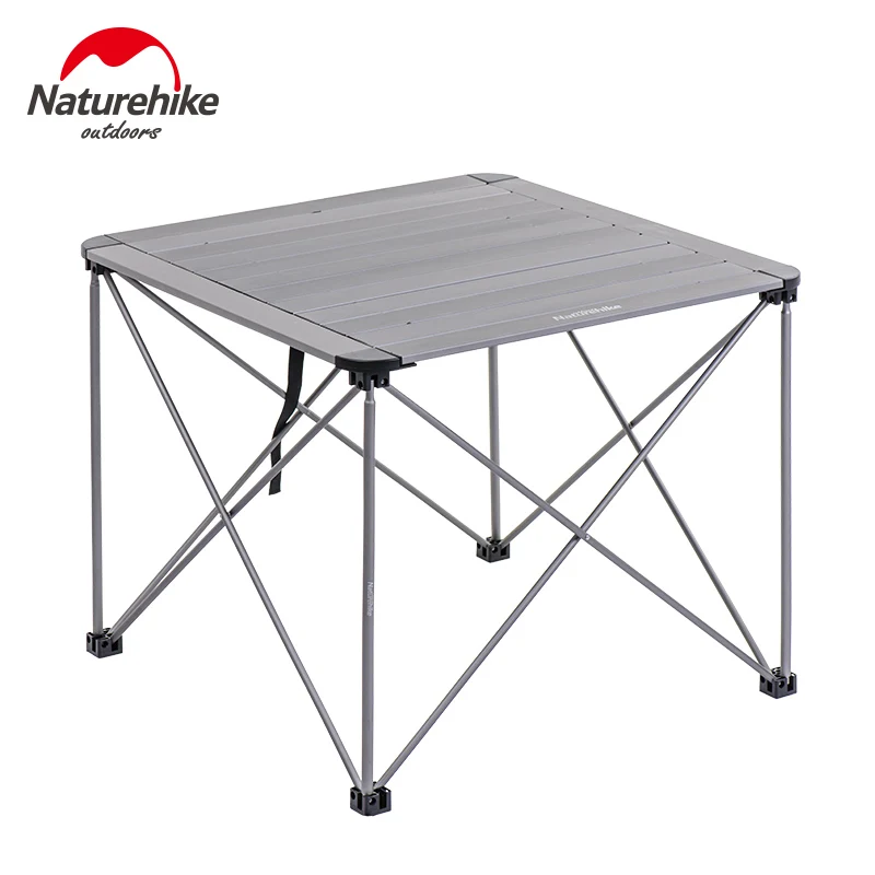 NatureHike de aleación de aluminio portátil de viaje al aire libre plegable espesar té de escritorio de la tabla de Camping comedor Picnic