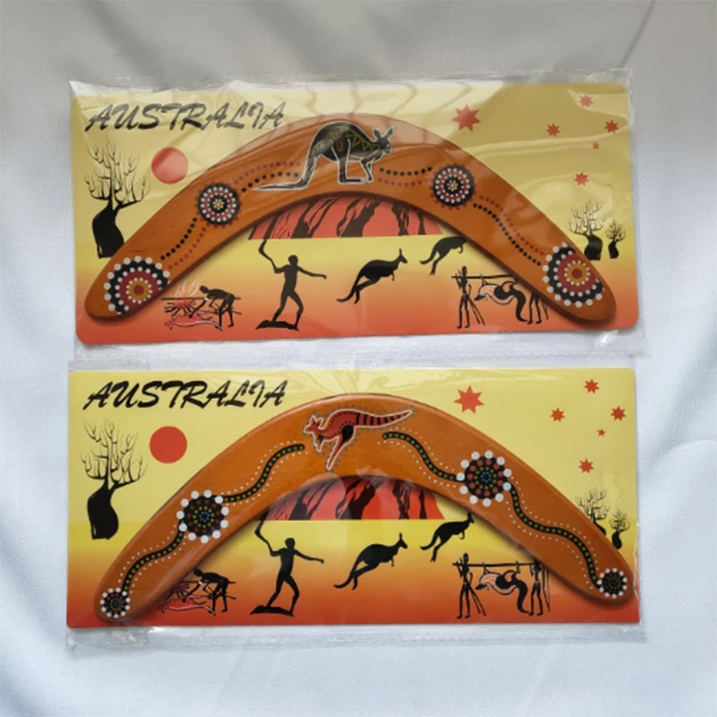 price cut 1pcs Outdoor Sports Wood Professional Boomerang Dart Back V-Shaped Dart Flying Disc Toys For Kids G