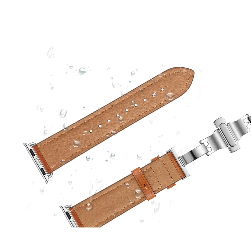 Ремешок из натуральной кожи для apple watch 4 5 44 мм 40 iwatch band 42 38 5/4/3/2/1|Ремешки часов| |