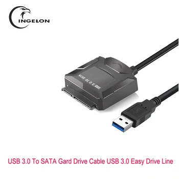 

INGELON USB 3.0 To SATA hard drive cable USB 3.0 Transmission Easy drive line USB Sata Adapter for 2.5 3.5 HDD SSD Drives