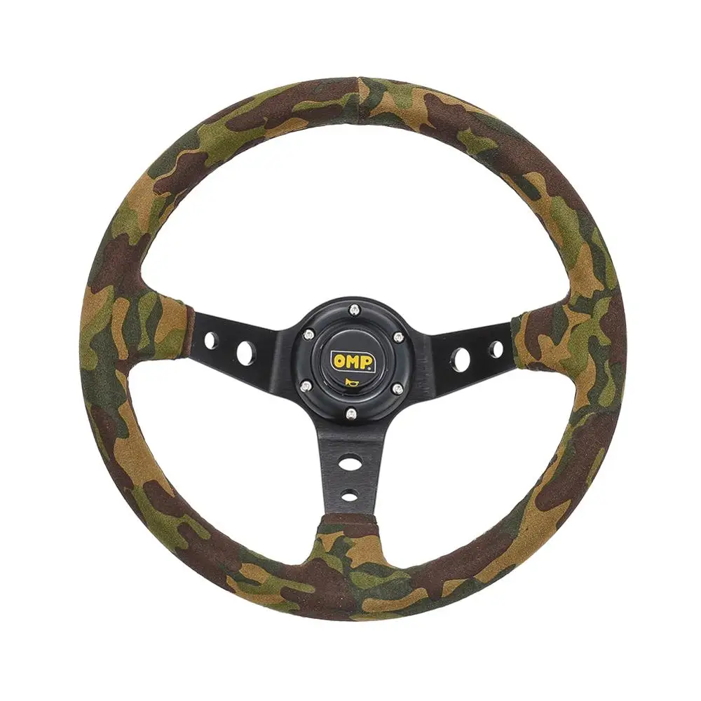 

6 Bolt Aluminum Racing Steering Wheel OMP Steering Wheel Deep Corn Dish Steering Wheels