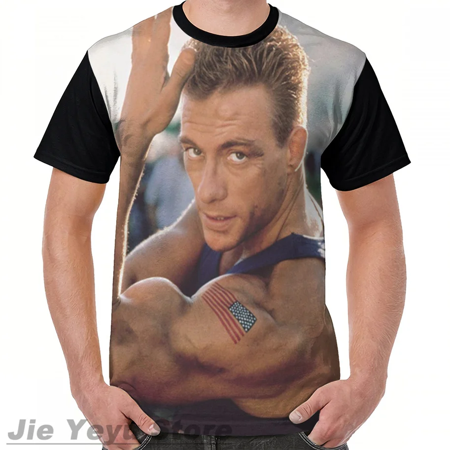 

Van Damme T Shirt men Summer Casual women T-shirts funny print O-neck Short Sleeve tshirts