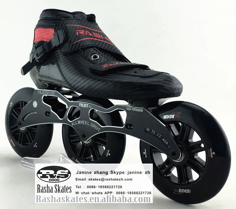 Prix pour RASHA skate inline patins à roulettes de vitesse date bottes de carbone 3*120mm trois couleurs Prix pour RASHA skate inline patins à roulettes de vitesse date bottes de carbone 3*120mm trois couleurs