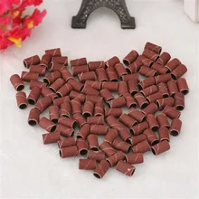 100 шт. шлифовальные круги для Барабаны рукава 80 120 180 крупа шпиндели для Dremel инструмент 1 шт. в упаковке