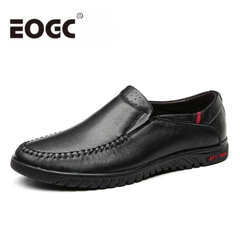 

Size 37~45 Full Grain Leather Men Shoes Comfortable Men loafers Cow Leather Men Moccasins Autumn leather Casual Shoes