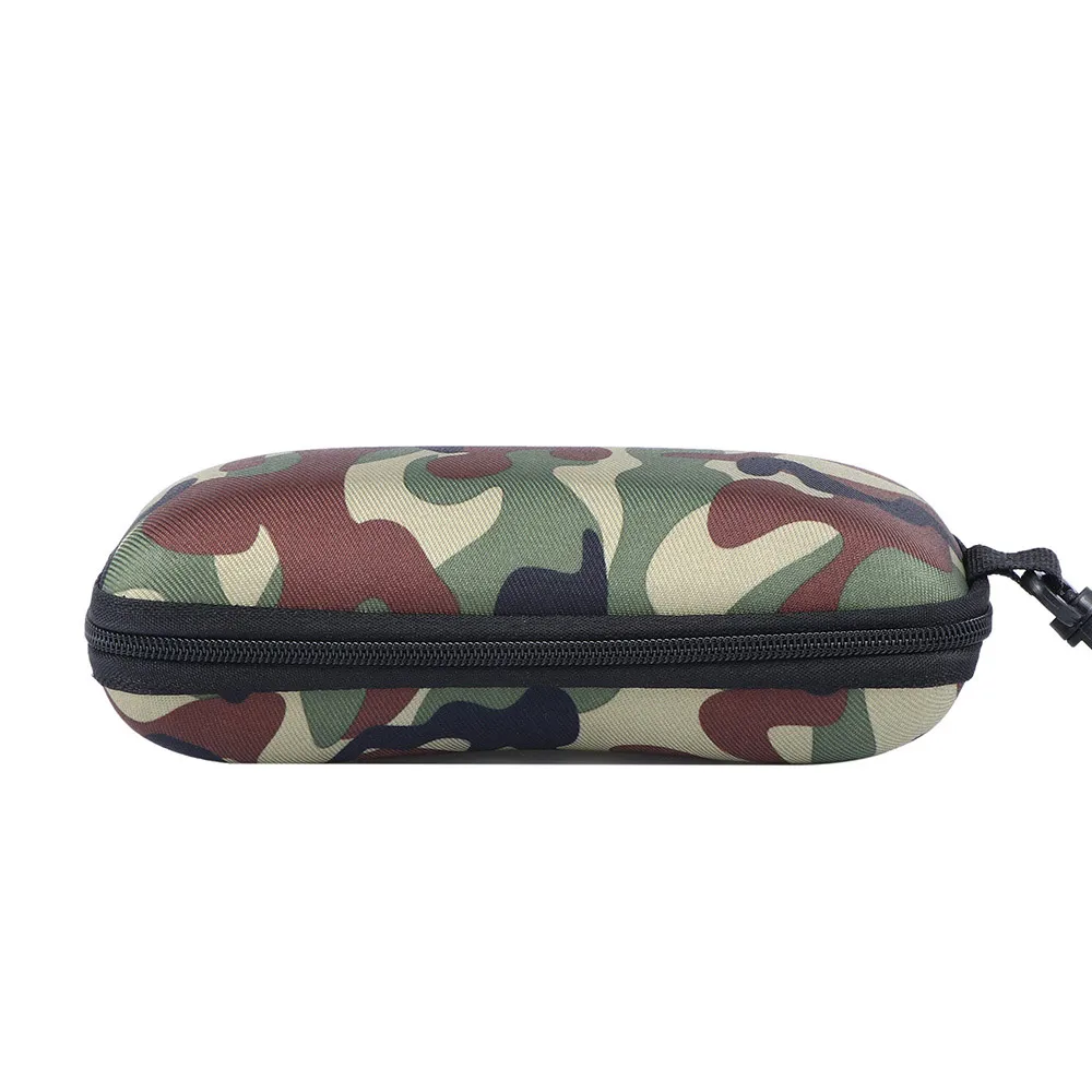 

1 Pcs Outdoor Portable Camouflage Glasses Box Unisex Sunglasses Storage Protector Zipper Container Box