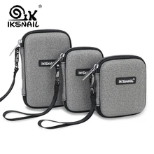 IKSNAIL Digital Case Protect Bags Box For WD Hard Drive Multi-size Power Bank USB Cable Charger External Hard Disk Pouch Case external storage hard case hdd ssd bag for storage oscoo 2 5 inch hard drive protection case for power bank usb cable charger
