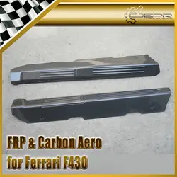 Автомобиль Стайлинг для Ferrari F430 углерода Волокно дно порога Панель пластины