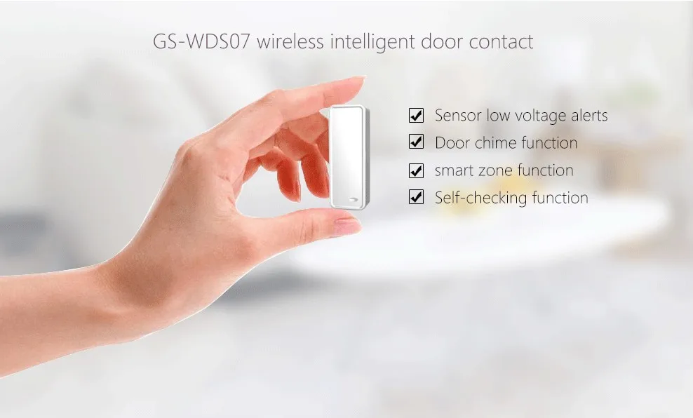 security system keypad 1/3/6pcs Wireless 433MHz Two-way Magnetic Door Sensor Door Window Open / Close Detector for Home Security Alarm Systems zigbee siren alarm