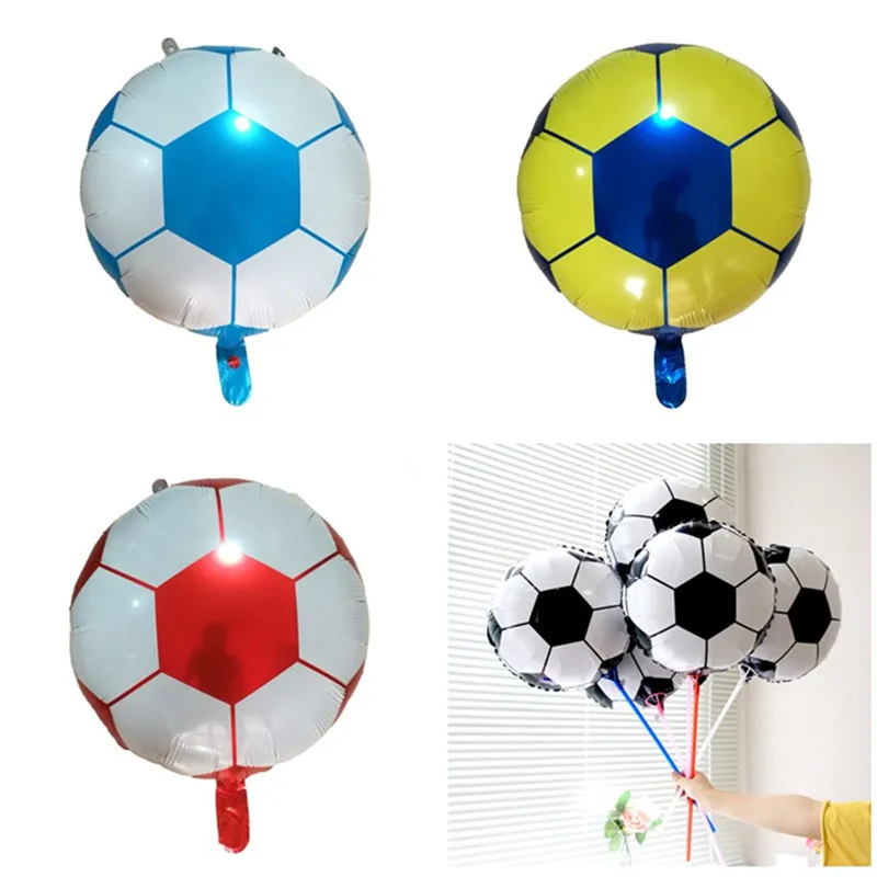 

1pc 18inch world cup Football balloon Helium balloons Birthday Baby Shower Children's Day Bar Decoration Sport Party Suppli