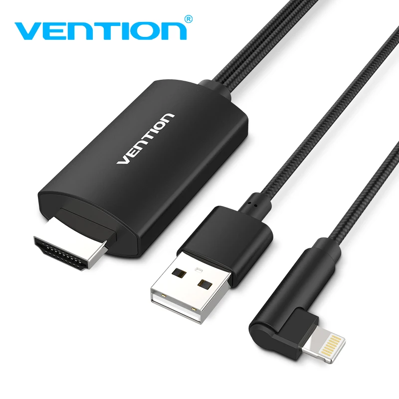Vention 8 Pin to HDMI Converter 1080P USB Cable for iPad Support HDTV TV Digital AV Adapter iPhone X 7 6S Plus IOS | Электроника