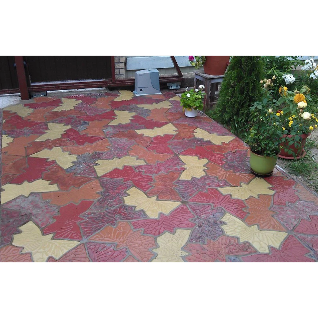 Driveway Paving Pavement Mold Concrete Stepping Stone Path Maker-Butterfly