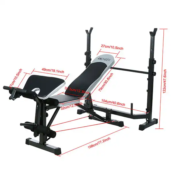 Ancheer Multi Functional Fitness Equipment Weight Bench Press
