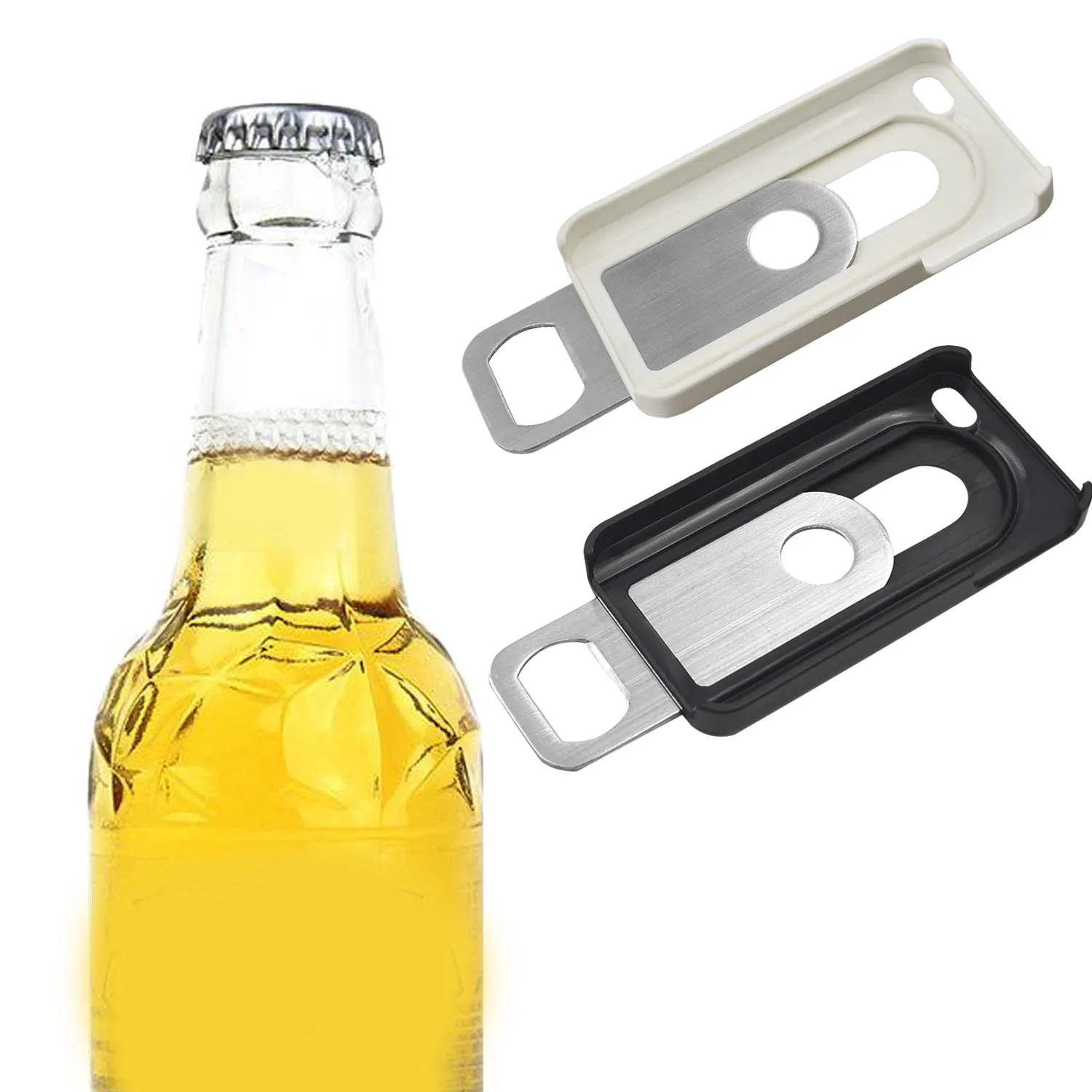Besegad Multi functional Beer Bottle Opener Cell Phone Case Cover Skin