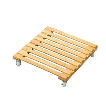 

Bamboo Plant Pot Plant Caddy Plant Stand with Wheels Heavy Duty Indoor/Outdoorholds Strong and Sturdy with 4 Wheels Rolling Base