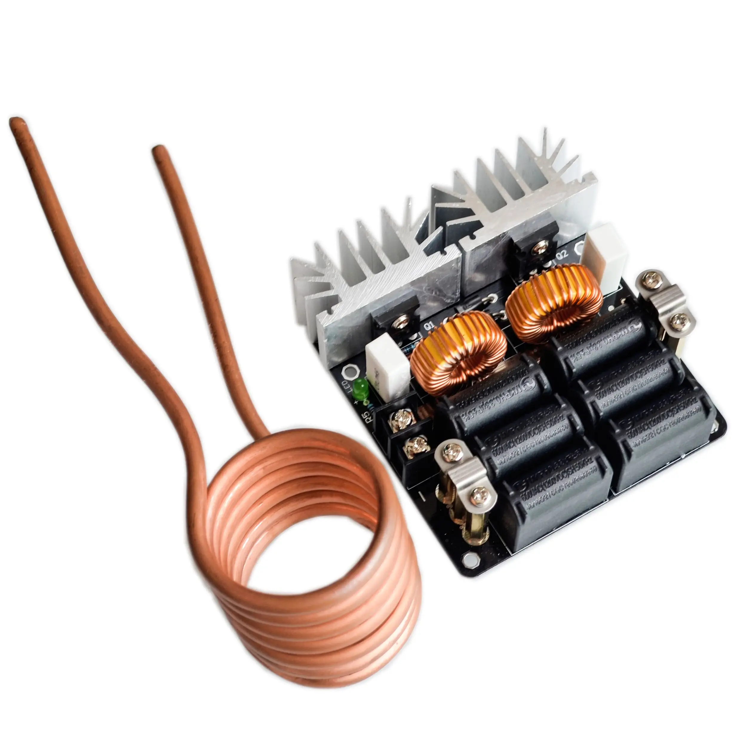 Low ZVS 12 48V 20A 1000W Low Voltage Induction Heating Board High Frequency Induction Heating