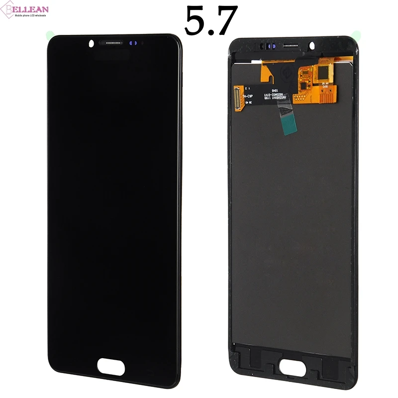 

HH Promotion 5.7" For Samsung Galaxy C9000 Lcd C9Pro C9 Pro Lcd Display Touch Screen Digitizer Assembly With Frame Free Shipping
