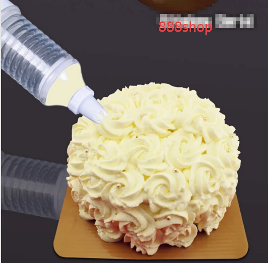 1 Set Icing Syringe Cake Decoration Plastic Delicate Decorating Piping Cream Tips 1 Set Icing Syringe Cake Decoration Plastic Delicate Decorating Piping Cream Tips