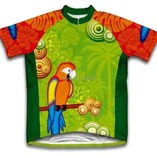 Дорожный велосипед! Попугай Велоспорт Джерси короткий рукав велосипед велосипедные майки ropa ciclismo Одежда Мужская велосипедная одежда