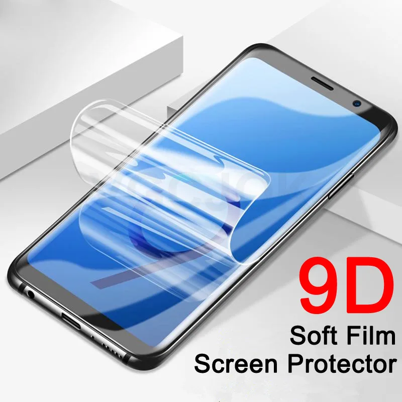 

Protective Film on For Samsung Galaxy S8 S9 Plus Note 8 9 S7 Edge Soft Full Cover Screen Protector For Samsung A6 A8 Plus 2018