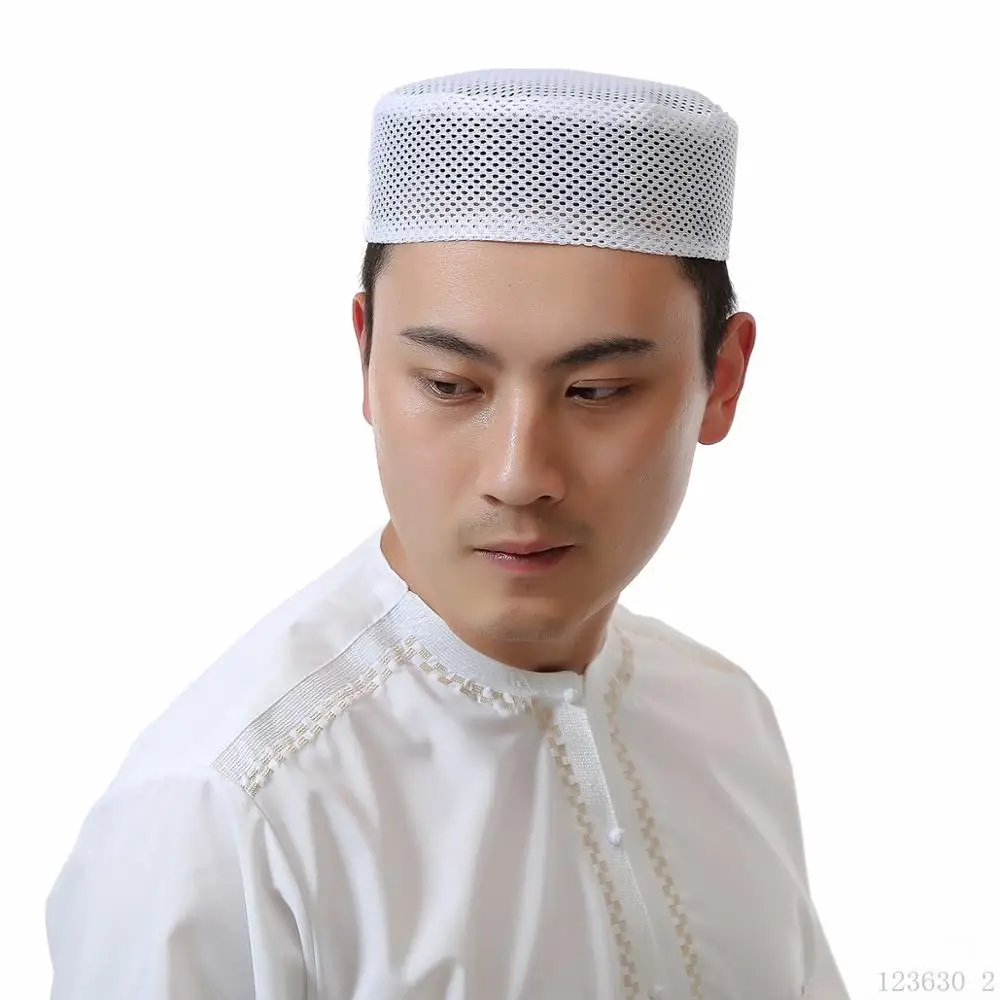 

Summer Muslim Hat Cap Mesh New Muslim Men Prayer Hats Turkish Arabic Hat Islamic Caps Headscarf Clothing Arab Islamic Fashion