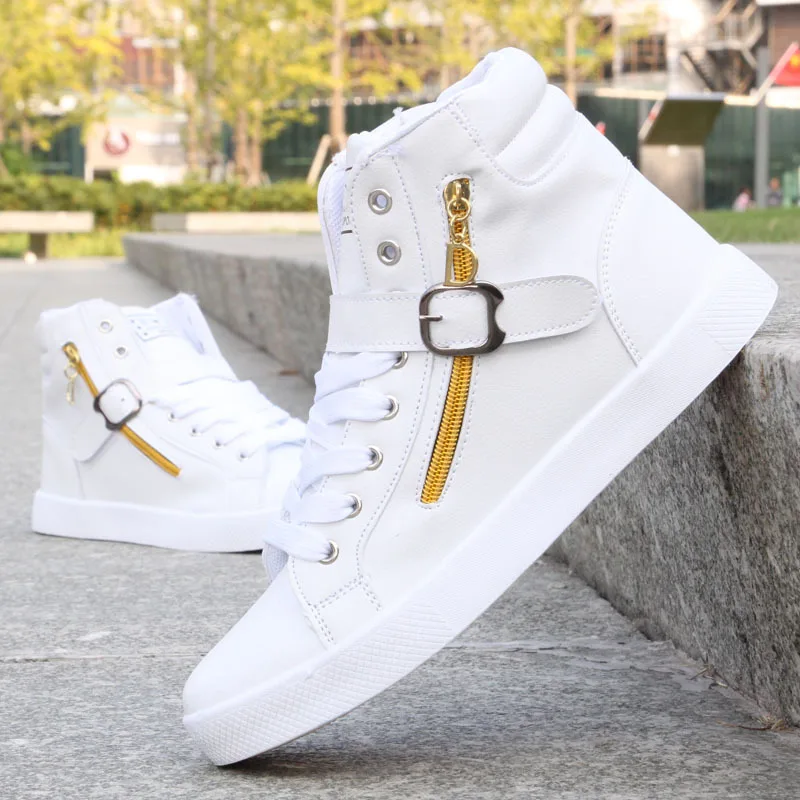 Men's Casual Skateboarding Shoes High Top Sneakers Sports Shoes Breathable Walking Shoes Street Shoes Chaussure Homme Men's Casual Skateboarding Shoes High Top Sneakers Sports Shoes Breathable Walking Shoes Street Shoes Chaussure Homme