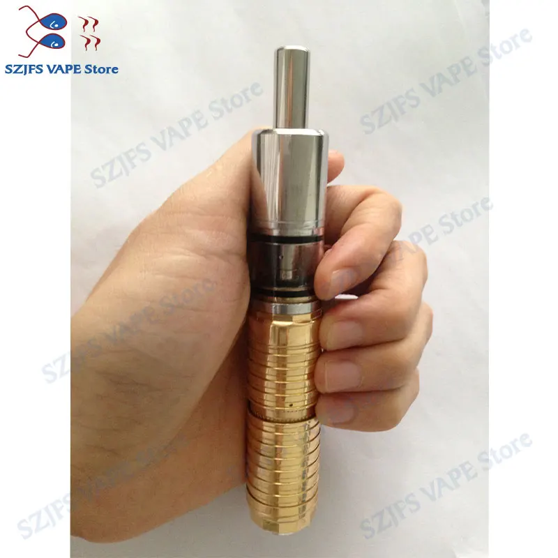 

Telescopic mechanical tobacco rod electronic cigarette red copper electric shock 04ss mech MOD 18650 /18350/18500 model battery