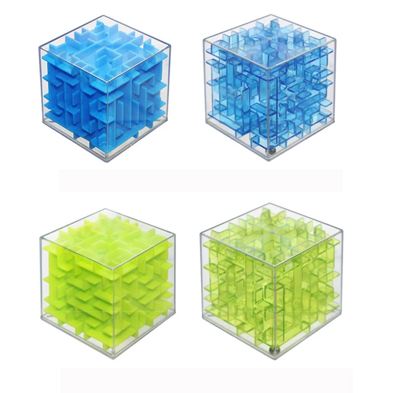 3D лабиринт головоломка магический куб лабиринт катящийся шар Волшебный лабиринт Cube Игрушечные лошадки игры cubos magicos обучения Игрушечные