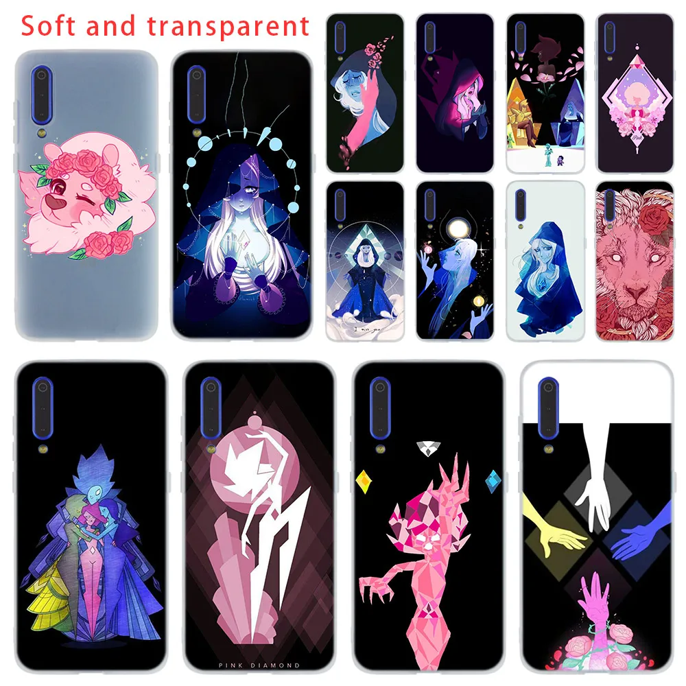 

Steven Universe Pearl Garnet Cover Cases soft TPU phone For Xiaomi 9 8 Mi 6 5X lite se A1 A2 For Redmi Note 7 6 5 Go coque