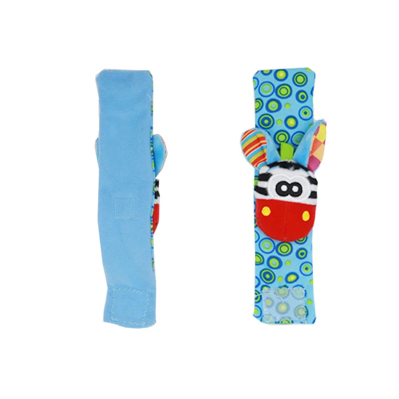 Baby rattle educational toys 0 12 months Garden Bug Wrist and Foot Socks Animal Cute Cartoon 2