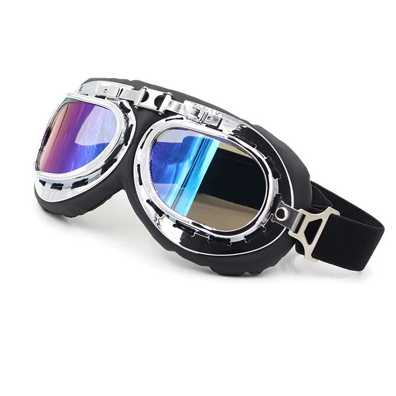 جديد دراجة نارية حملق موتوكروس الطيار نظارات طيار هارلي الرجعية دراجة نارية الرياضة التزلج نظارات قناع النظارات الشمسية