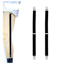 Для мужчин s wo Мужская рубашка держатель на пуговицах подтяжки эластичный нейлон Регулируемая Мужская рубашка подвязка пояс стремя стиль носки подтяжки подвязки