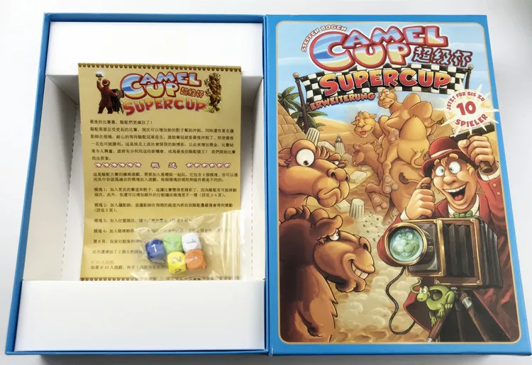 Camel Up/Super Cup Board Game Entertainment Game Play with Family/Friends/Party Best Gift for Children Free Shopping