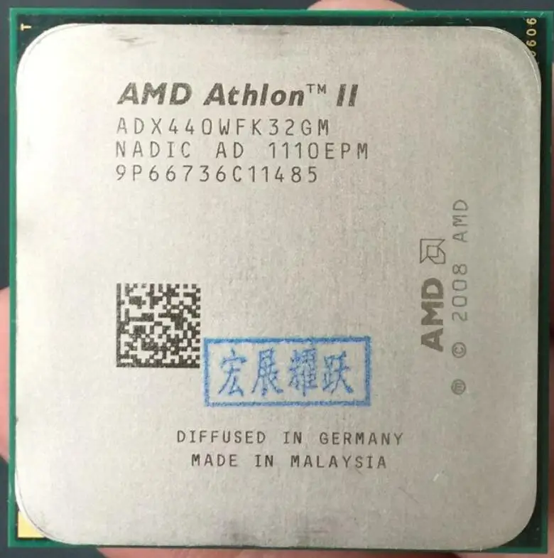 

AMD Athlon II X3 440 X440 Three Core AM3 938 CPU 100% working properly Desktop Processor