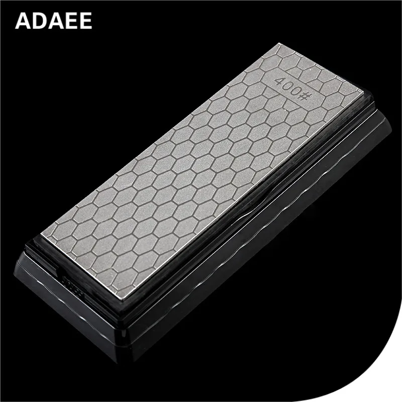 400 1000 зернистость Adaee Двусторонняя грубая средняя заточка камня для бытовых ножей с размером 7,1 '* 2,4'* 1,1